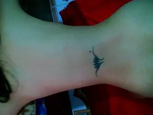 एक छोटे से पोंछ की उ ...